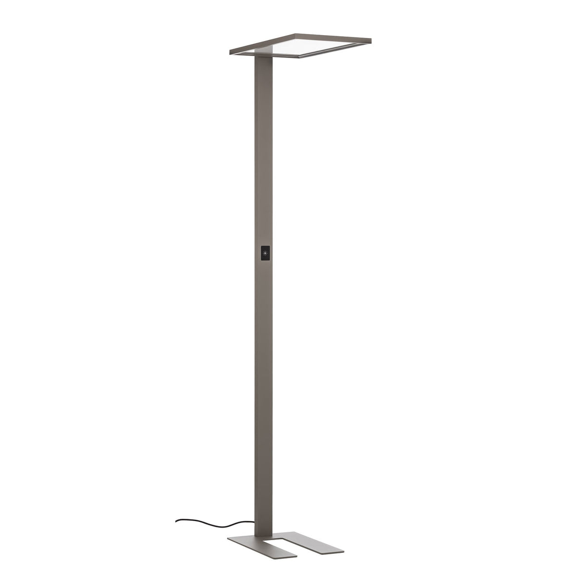Prios LED-Stehleuchte Standlampe Taronis 195 cm Touchdimmer Universalweiß Silber - 4251911755534