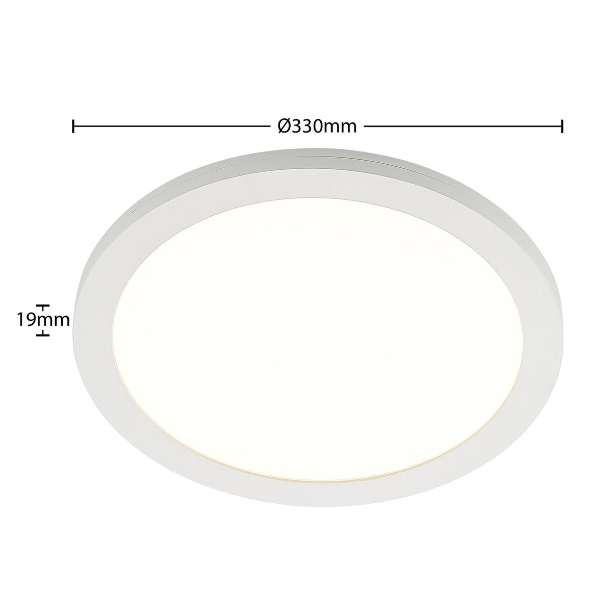 Prios Deckenlampe Aureka LED Leuchte mit Bewegungsmelder Ø33cm warmweiß weiß - 4251911706635