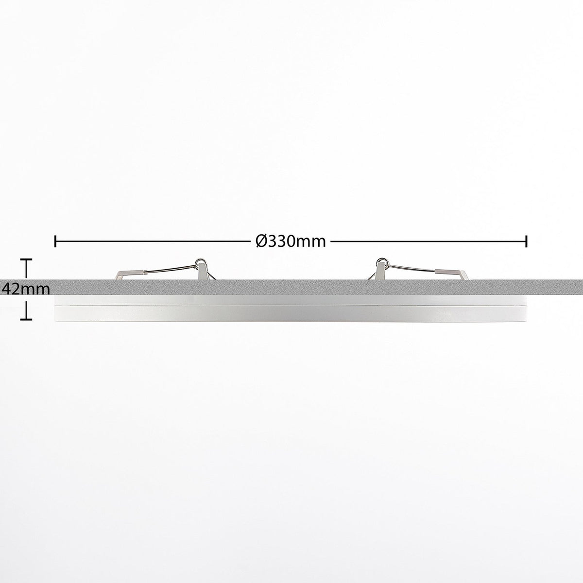 Prios Deckenlampe Aureka LED Leuchte mit Bewegungsmelder Ø33cm warmweiß weiß - 4251911706635