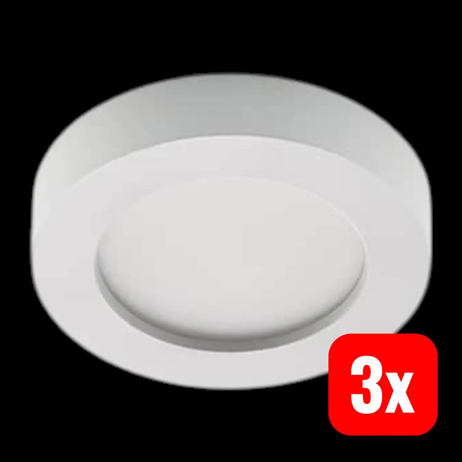 B-Ware Prios Edwina Led Deckenleuchte Deckenleuchte Deckenlampe Weiß 17,7cm 3 Stück - 4251911706932