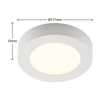 B-Ware Prios Edwina Led Deckenleuchte Deckenlampe Deckenleuchte Weiß 17,7cm 3 Stück - 4251911706932