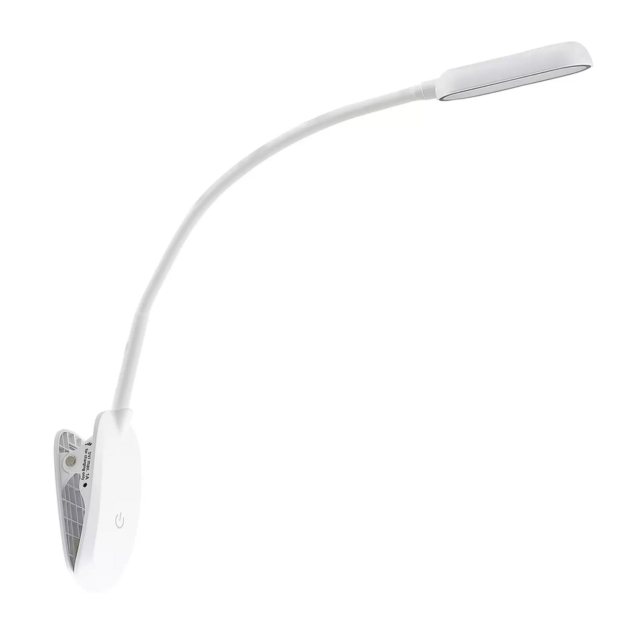 Prios Led Klemmleuchte Najari Weiß Akku Usb 51 Cm Hoch Lampe Leuchte Spot Licht B-Ware - 4251911732375