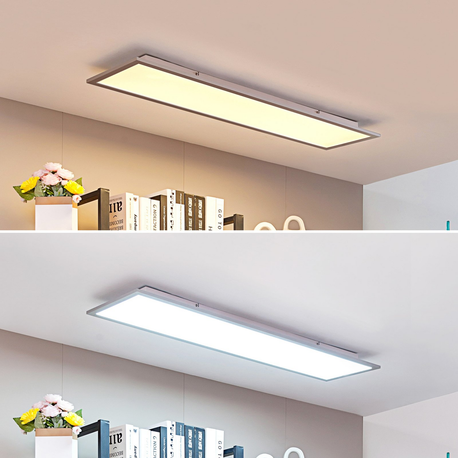 B-Ware Prios Gelora Led Panel Deckenlampe Deckenleuchte Lampe Leuchte Cct 120x30 Cm 497 - 4251096569308