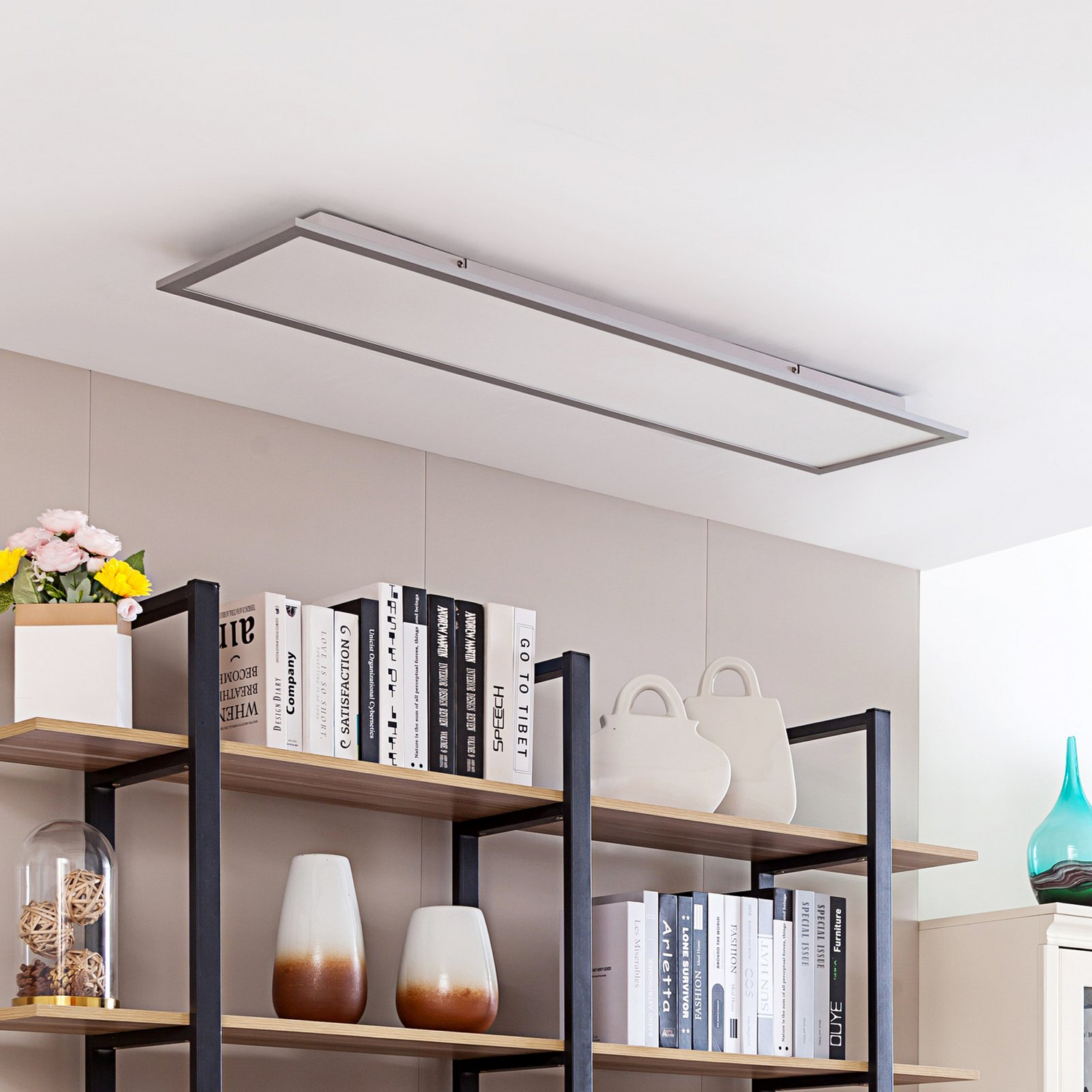 B-Ware Prios Gelora Led Panel Deckenlampe Deckenleuchte Lampe Leuchte Cct 120x30 Cm 497 - 4251096569308