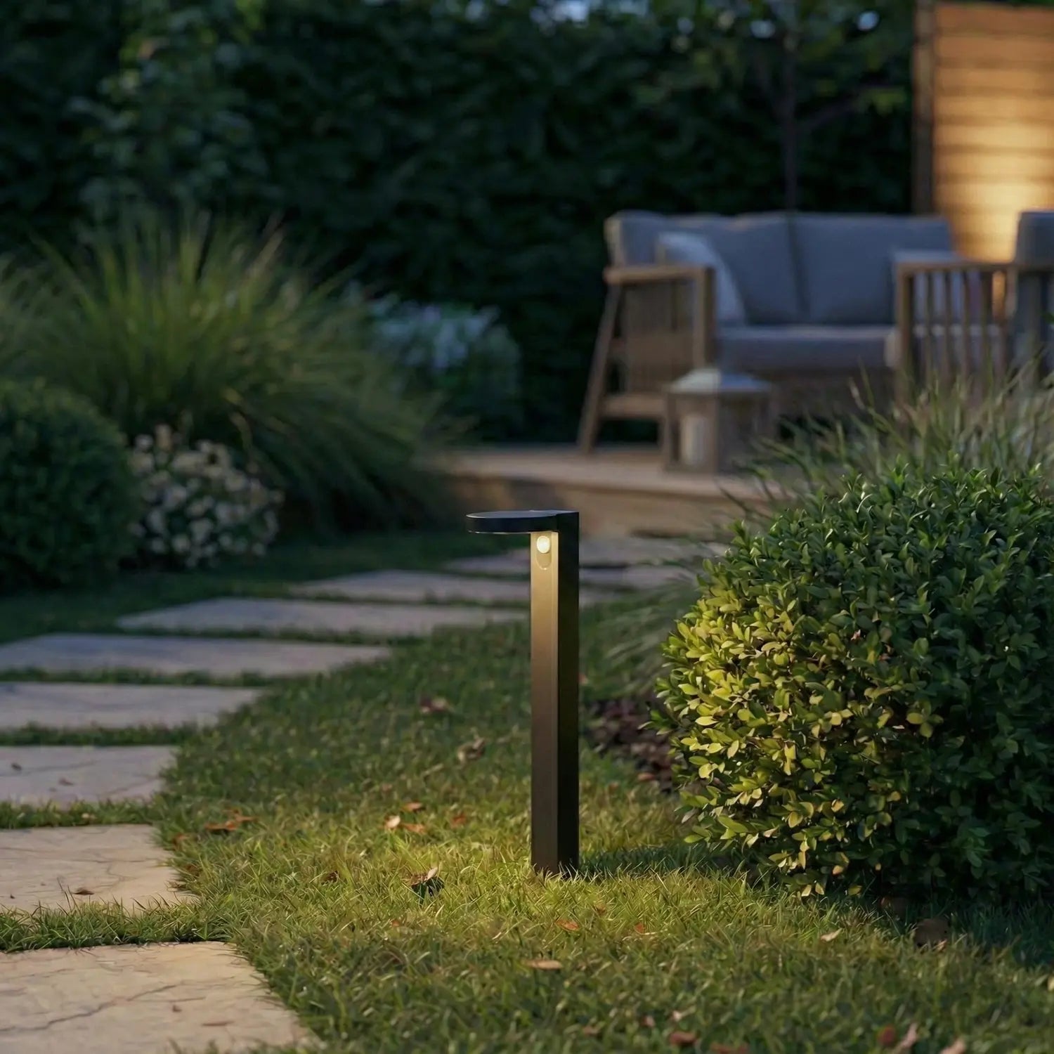 B-Ware Prios Wegeleuchte Gartenleuchte Led Solar Sensor Tarlson Anthrazit 78,5 Cm Ip44 - 4255830907388