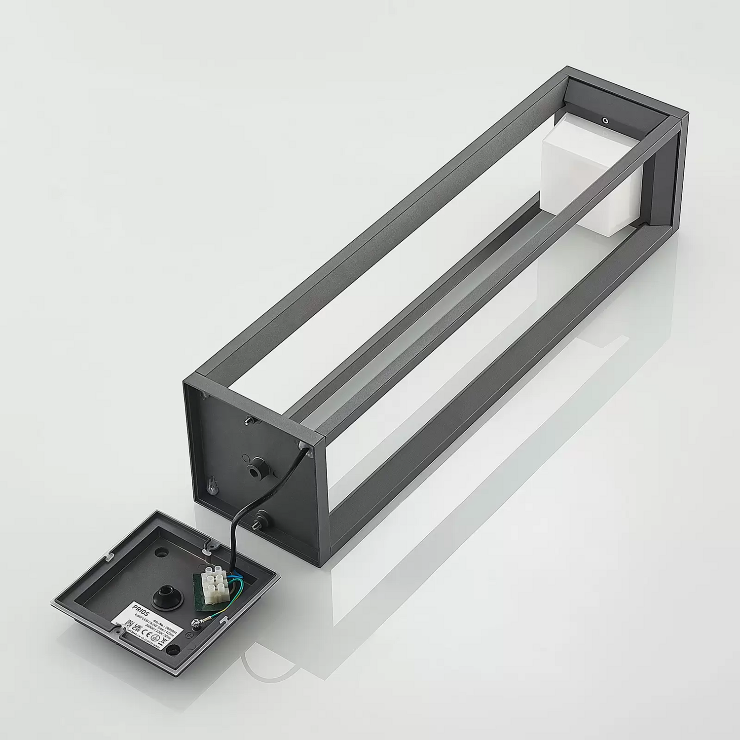 B-Ware Prios Gamion Led Wegeleuchte Lampe Aluminium 60 Cm Gartenbeleuchtung 2 Stück - 4251911736915