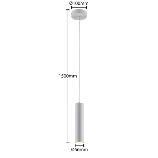 B-Ware Prios Neliyah Hängeleuchte Hängeleuchte Pendellampe Lampe Weiß Gu10 Led 2 Stück - 4251911711592