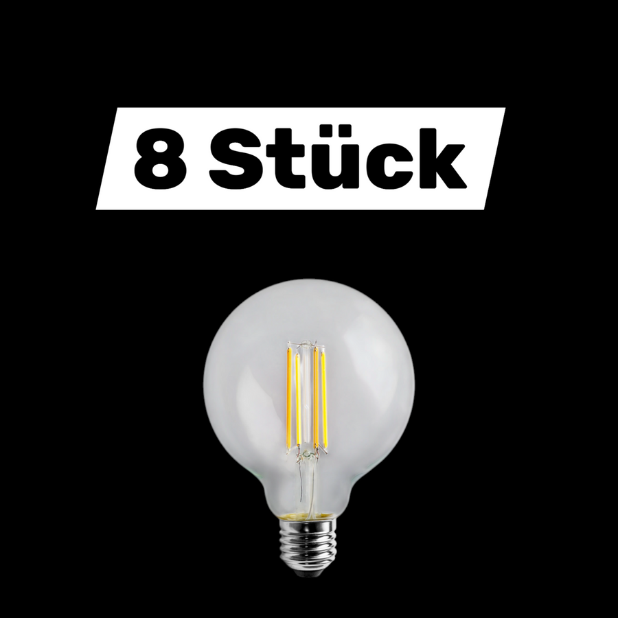 Prios Smart Led E27 Leuchtmittel Globus 4,5 W Tunable White Tuya 8 Stück B-Ware - 9936037