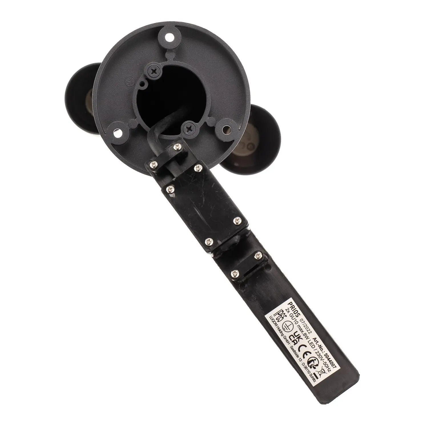 B-Ware Prios Sockelleuchte Wegeleuchte Tulimar Aluminium Anthrazit 45 Cm Zweiflammig - 4251911747652