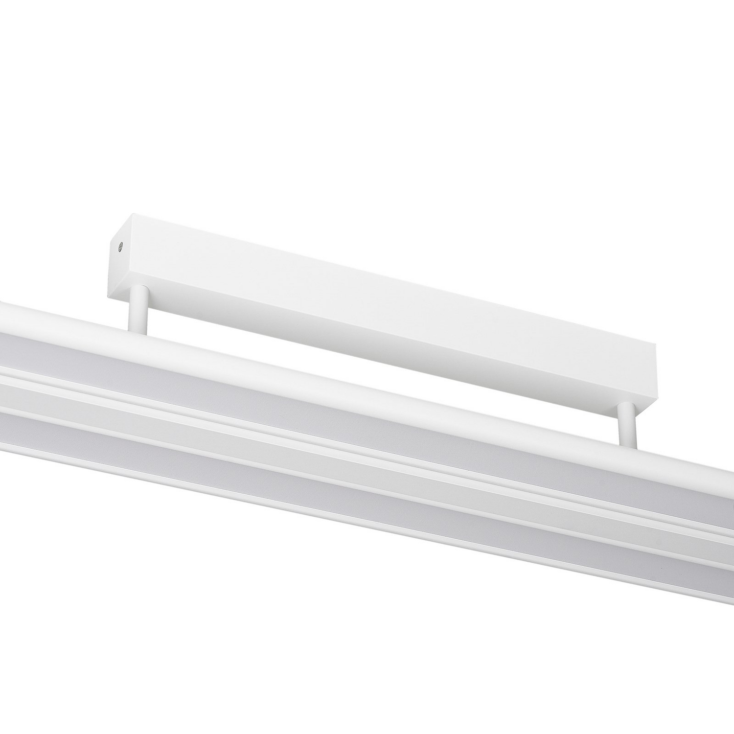 Prios Yuela Led Lampe Leuchte Deckenleuchte 120 Cm Silber Dimmbar Dali Lampe B-Ware