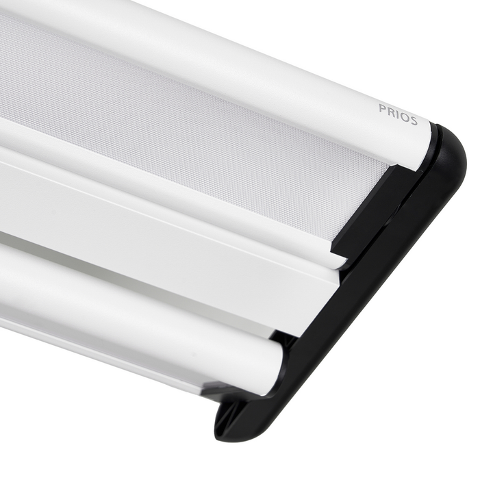 Prios Yuela Led Lampe Leuchte Deckenleuchte 120 Cm Silber Dimmbar Dali Lampe B-Ware