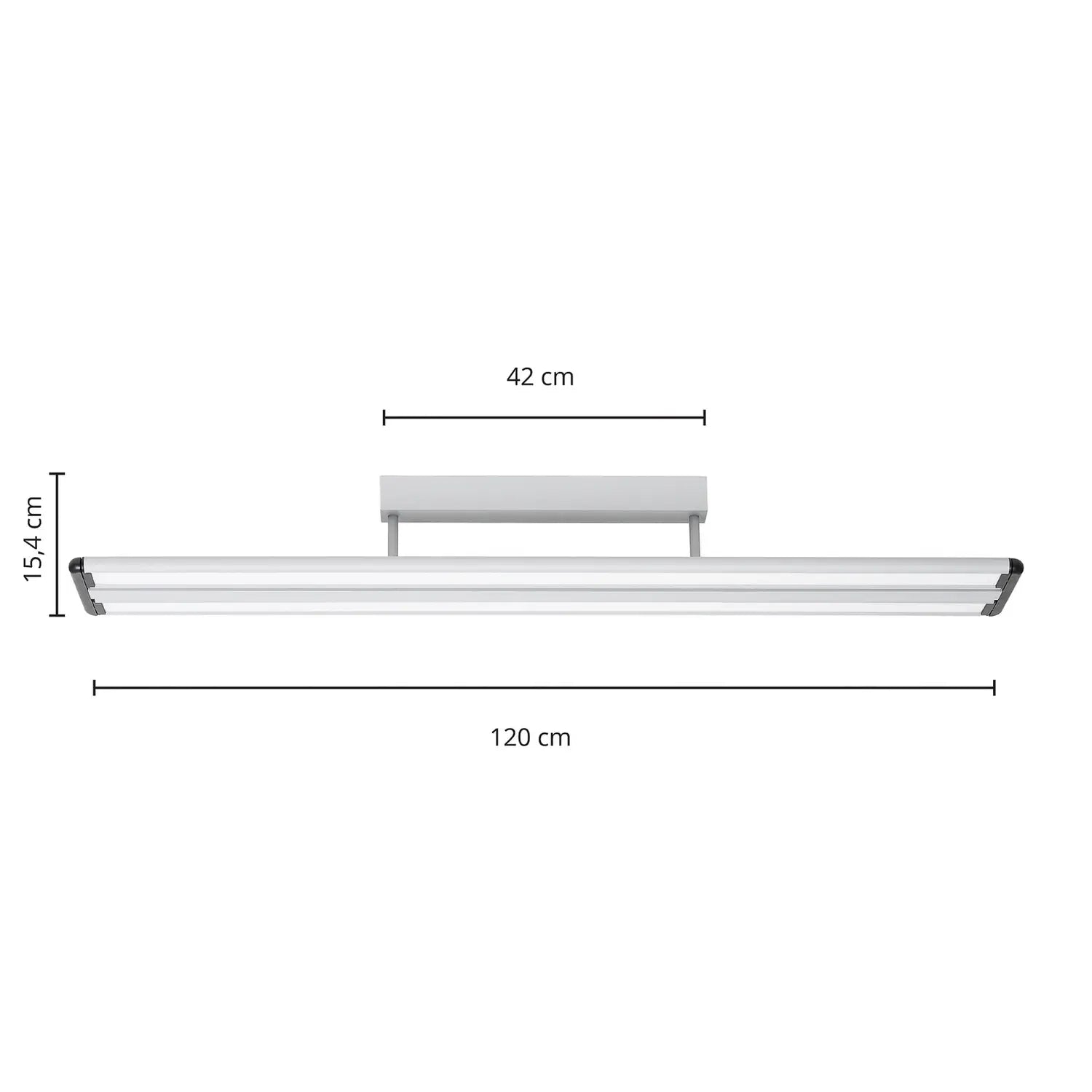 B-Ware Prios Deckenleuchte Deckenlampe Led Lampe Weiß Yuela Büro Office Dimmbar Dali - 4251911758191