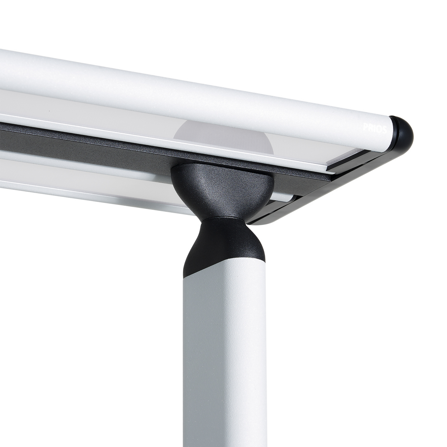 Prios Zyair Led Büro Stehleuchte Standlampe Arbeitsplatz Silber 59,7 Cm B-Ware