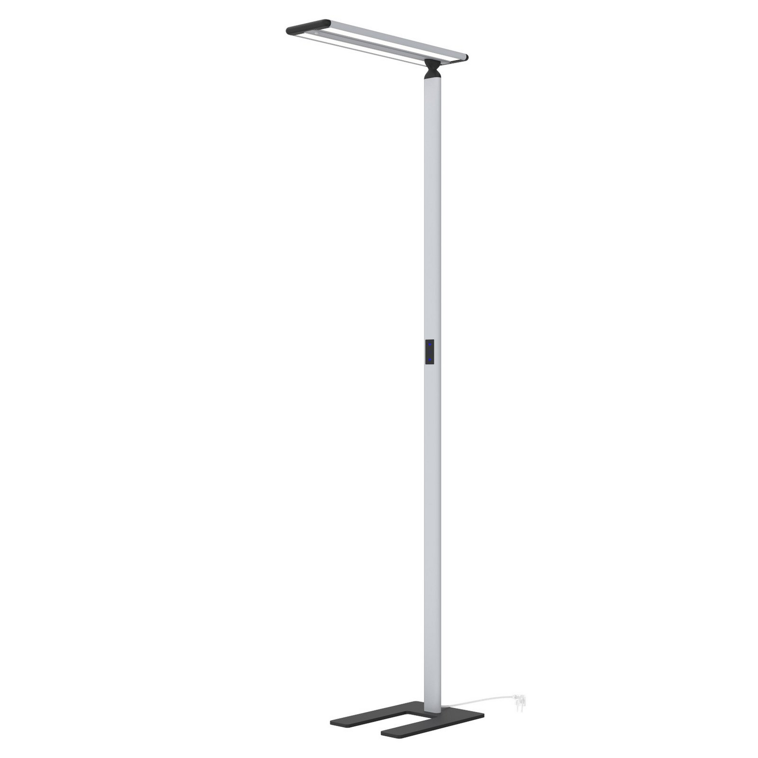 Prios Zyair Led Büro Stehleuchte Standlampe Arbeitsplatz Silber 59,7 Cm B-Ware