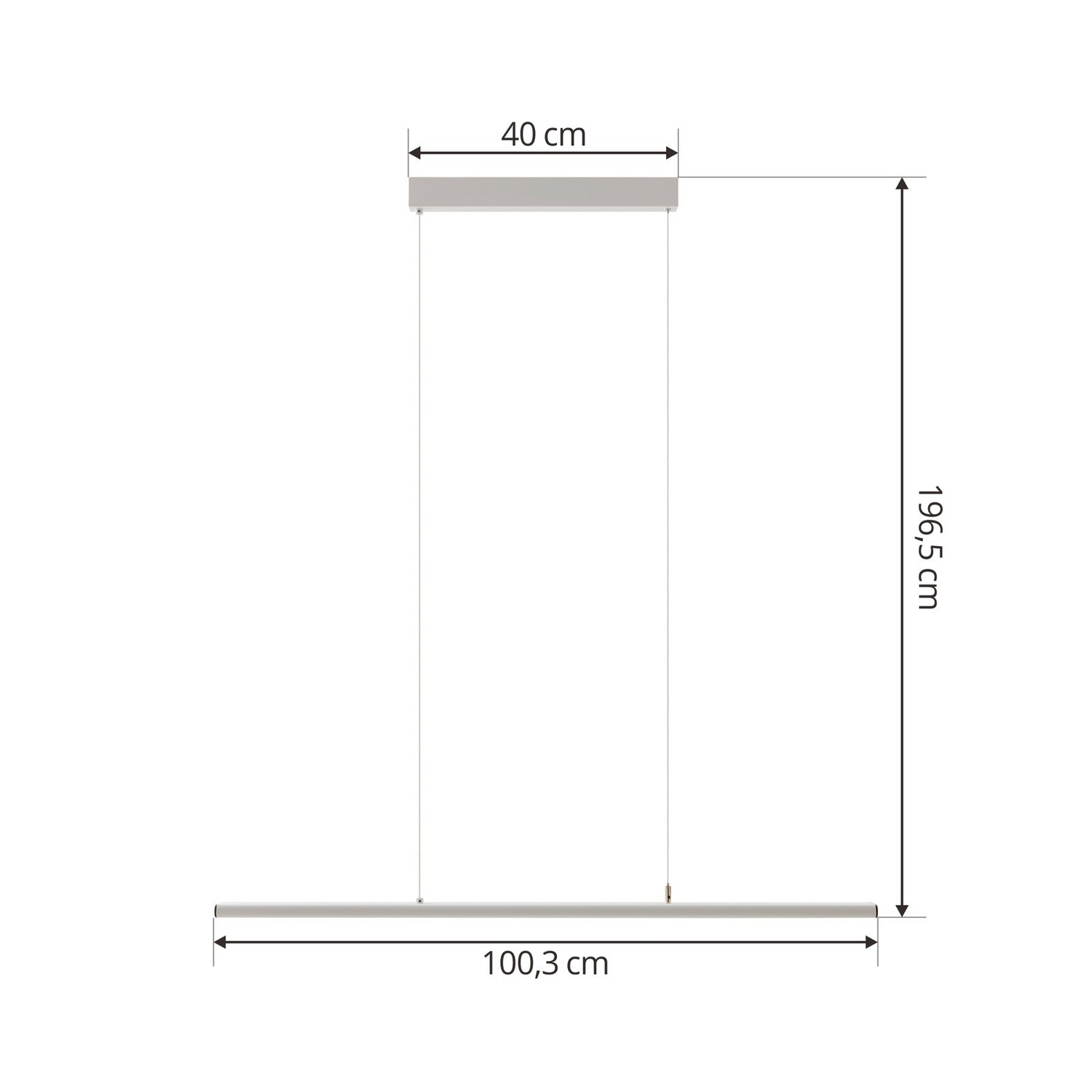 B-Ware Prios Zyair Led Büro Hängeleuchte Hängelampe Leuchte Lampe Pendelleuchte Licht - 4251911741445