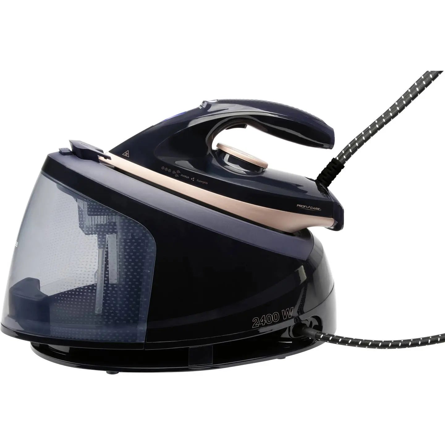 B-Ware Profi Care Dampfbügelstation Bügeleisen Pc Dbs 3127 Blau Rose 2400 W 1.2l - 4006160312706