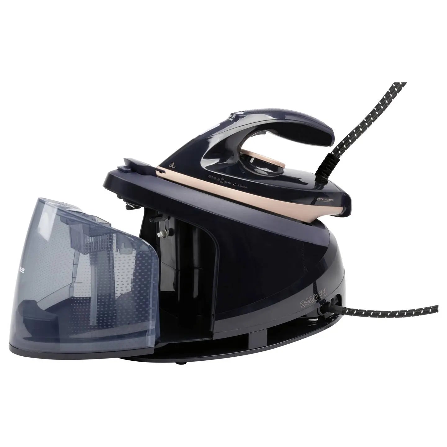 B-Ware Profi Care Dampfbügelstation Bügeleisen Pc Dbs 3127 Blau Rose 2400 W 1.2l - 4006160312706