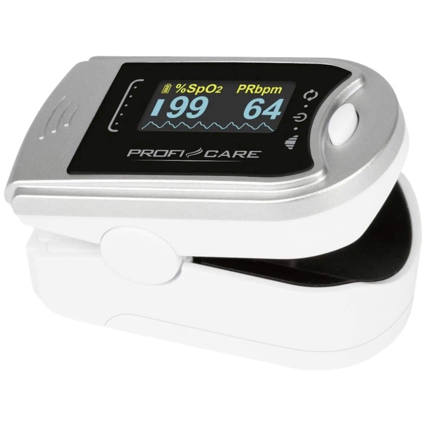 B-Ware Profi Care Pulsoximeter Blutsauerstoffmessgerät Fingerclip Puls Sauerstoffmessung - 4006160310405