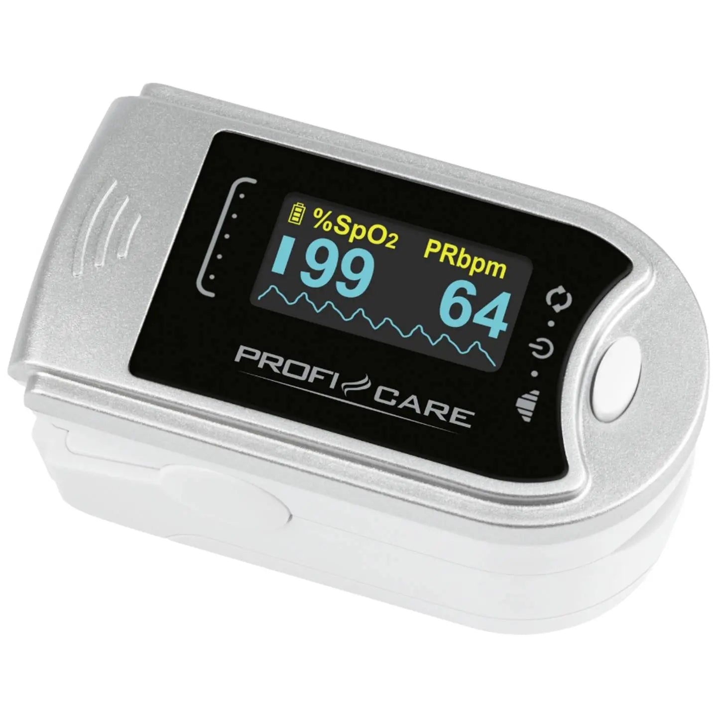B-Ware Profi Care Pulsoximeter Blutsauerstoffmessgerät Fingerclip Puls Sauerstoffmessung - 4006160310405