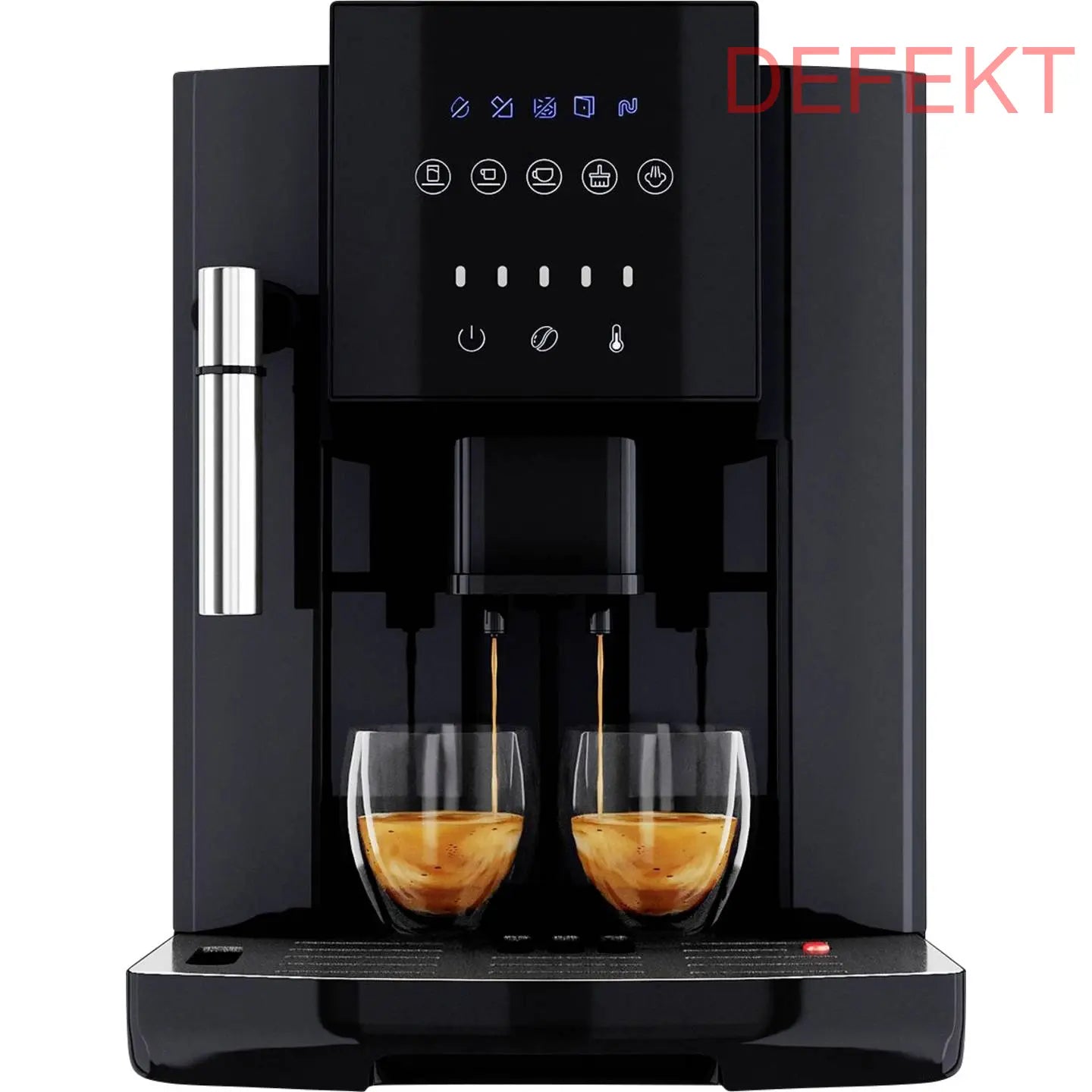 D-Ware Profi Cook Kav 1281 Schwarz Kaffeevollautomat Kaffeemaschine Espresso Defektware - 4006160012613