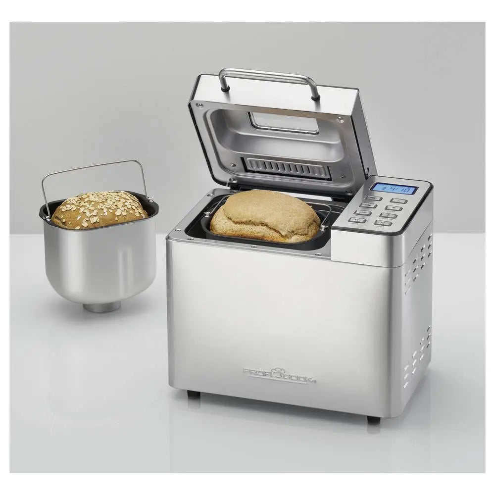 B-Ware Profi Cook Brotbackautomat Brotmaschine Edelstahl Zutatenspender Vollautomatisch - 4006160312829