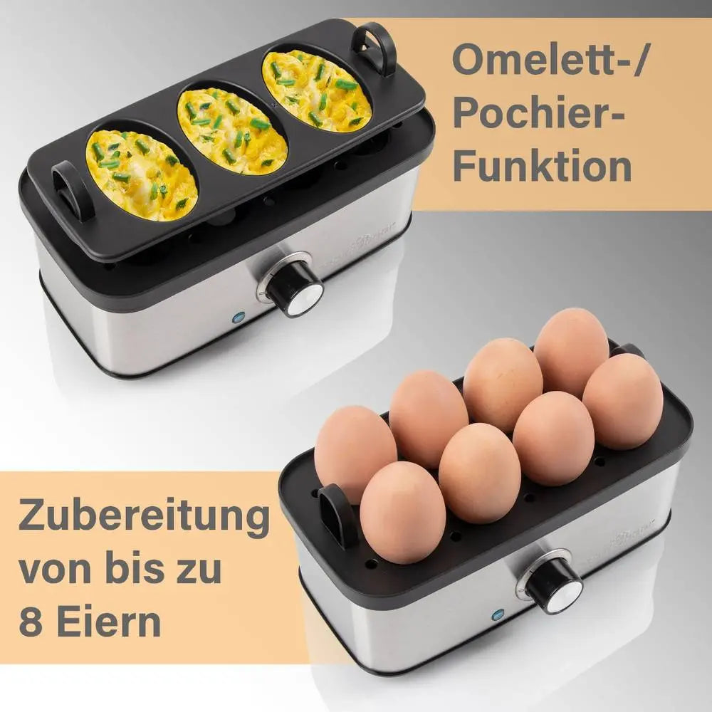 B-Ware Profi Cook Eierkocher Eierbereiter Omelett Pochierer Einsatz 8 Eier Edelstahl - 4006160112757