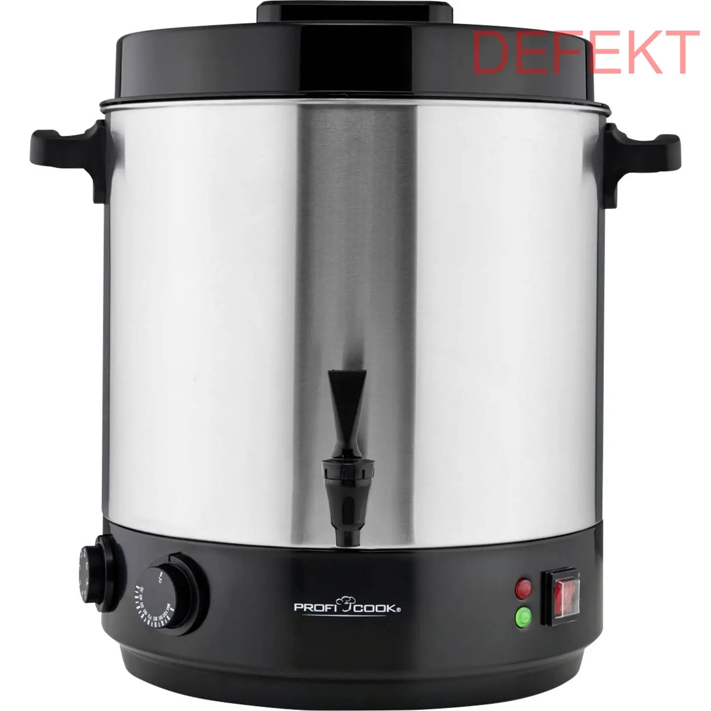 D-Ware Profi Cook Einkochautomat Einkocher Schwarz Edelstahl 32 L Timer Defektware - 4006160212839