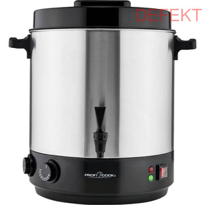 D-Ware Profi Cook Einkochautomat Einkocher Schwarz Edelstahl 32 L Timer Defektware