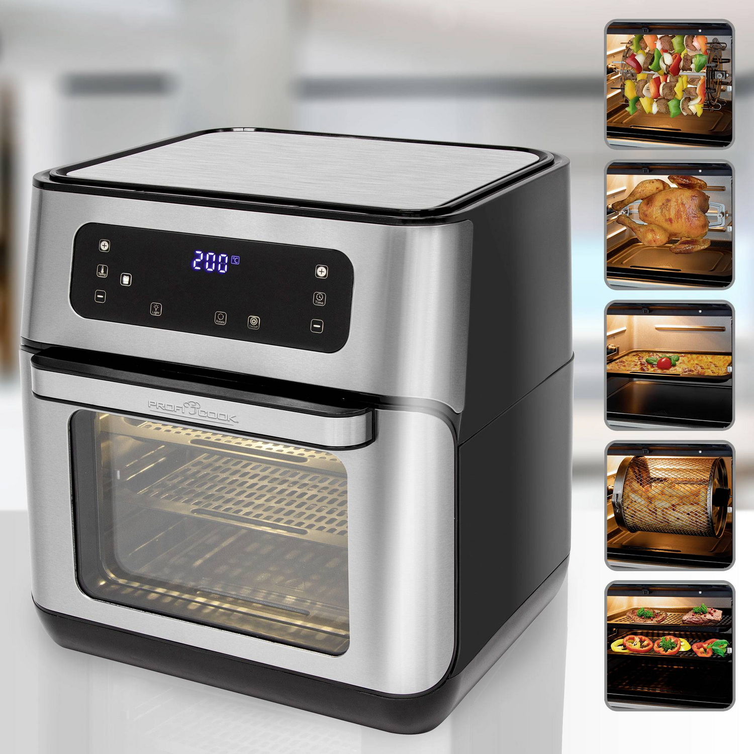 B-Ware Profi Cook Pc Fr 1200 H Heißluft Fritteuse Fritteuse Heißluft 1500 W 11 Liter - 4006160312003