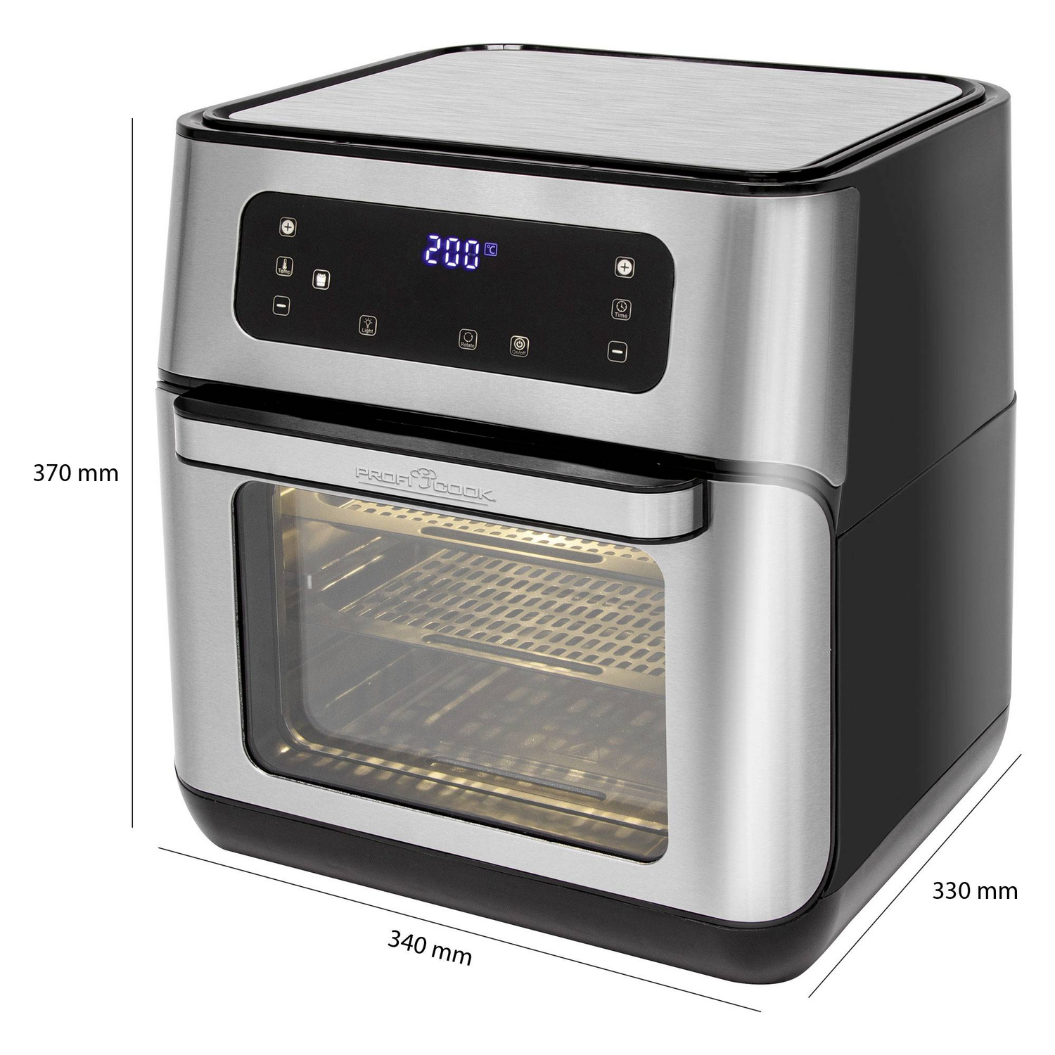 B-Ware Profi Cook Pc Fr 1200 H Heißluft Fritteuse Fritteuse Heißluft 1500 W 11 Liter - 4006160312003