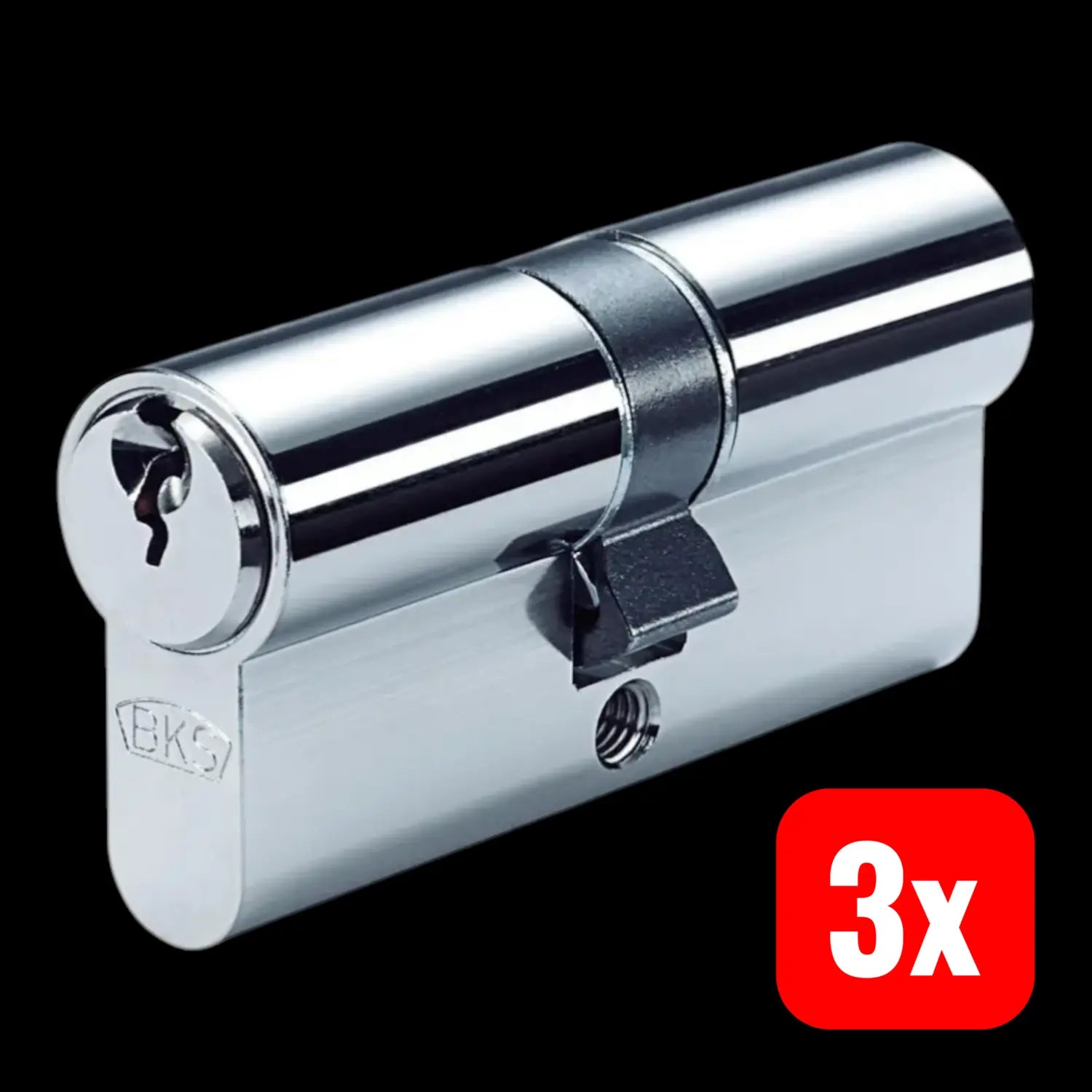 B-Ware Bks Doppelzylinder Profil Zylinder 8800 5 Stift 35 40 Messing Vernickelt 3 Stück - 4015540106460