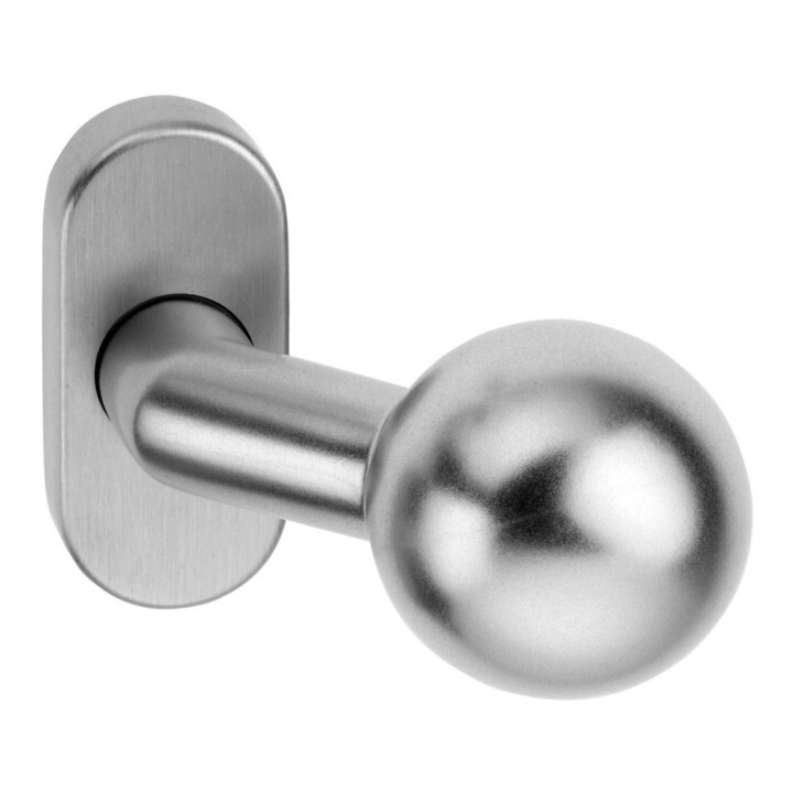 Edi Profiltürknopf Türgriff Knauf Edelstahl Matt 2033 4010 Oval Va Est Edi B-Ware