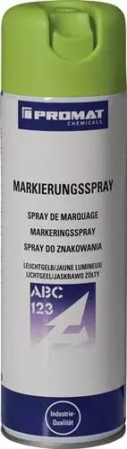 Promat Chemicals Markierungsspray Farbspray Leuchtgelb 500 Ml Spray Sprühdose    B-Ware - 4015448473060