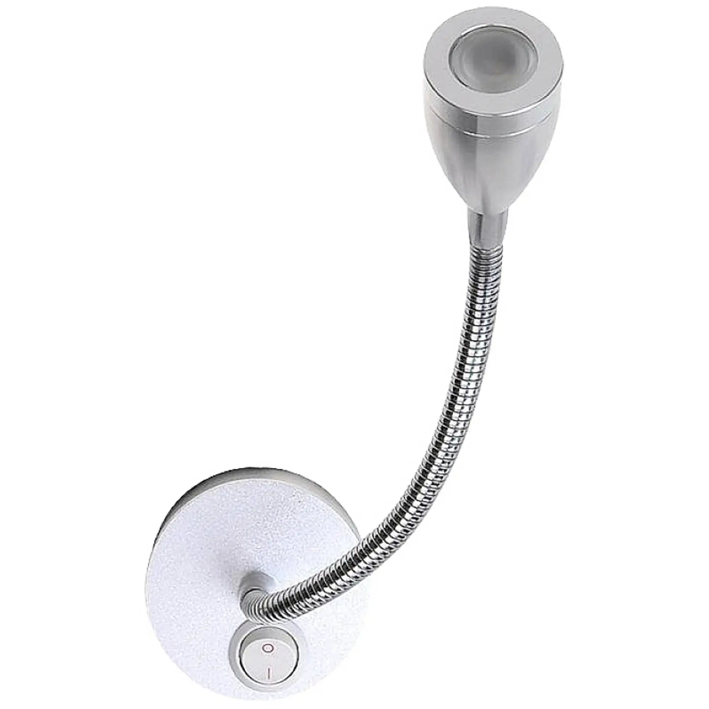 B-Ware Pro Plus Innenraumleuchte Led Aufbauleuchte Leselampe Schwanenhals Silber  - 8719497084043