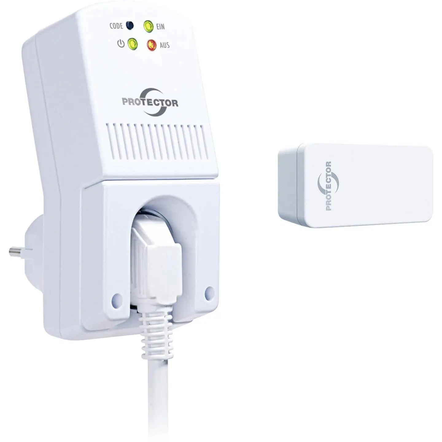 B-Ware Protector Funk Abluftsteuerung Fensterkontaktschalter Ask 5020 Weiß Batterielos - 4260070563003