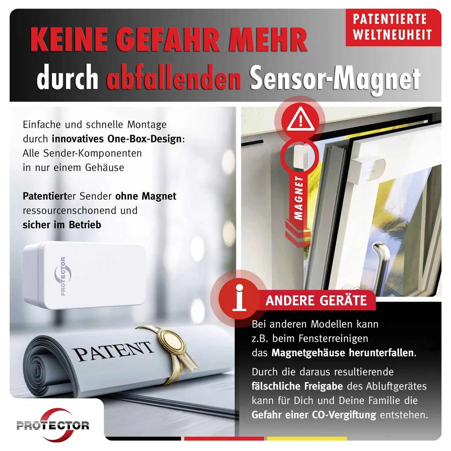 B-Ware Protector Funk Abluftsteuerung Fenstersteuerung Ask 6020 Kinetik Power Empfänger - 4260070563065