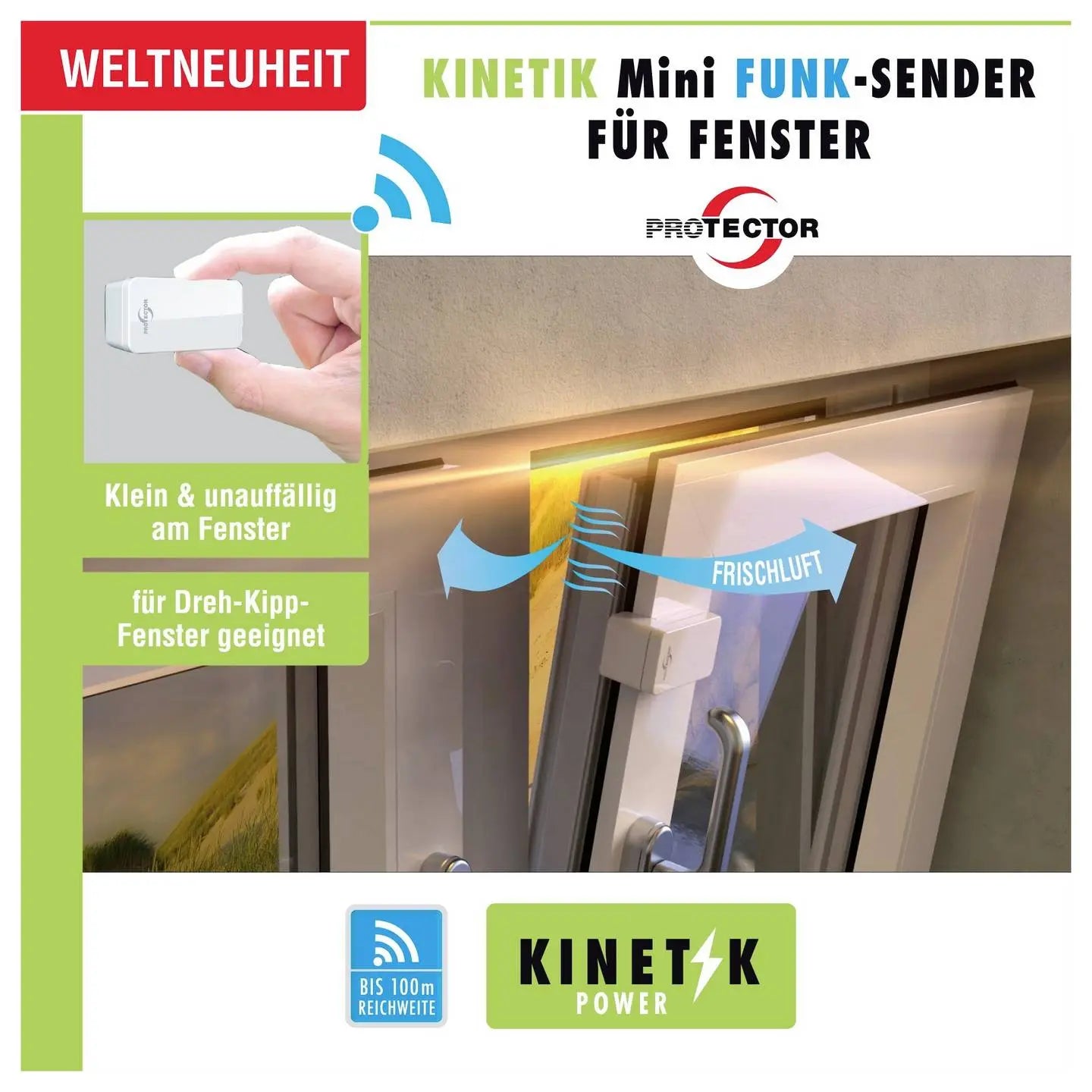 B-Ware Protector Funk Abluftsteuerung Fenstersteuerung Ask 6020 Kinetik Power Empfänger - 4260070563065