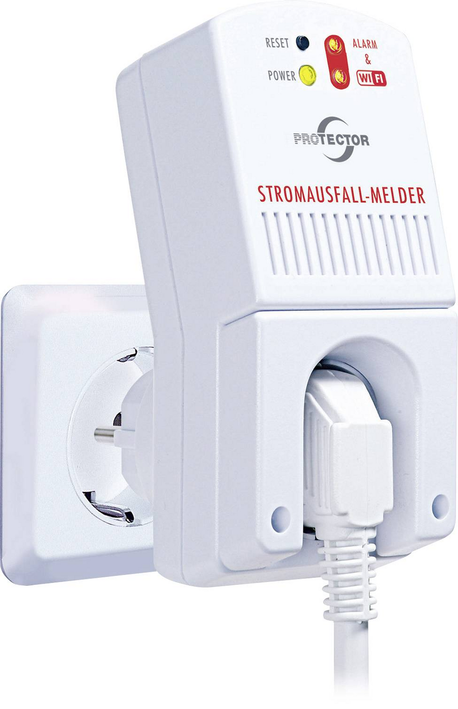 Protector 30003 Stromausfall Melder Steckdose Melder Gefahrenmelder Meldegerät B-Ware - 4260070561016