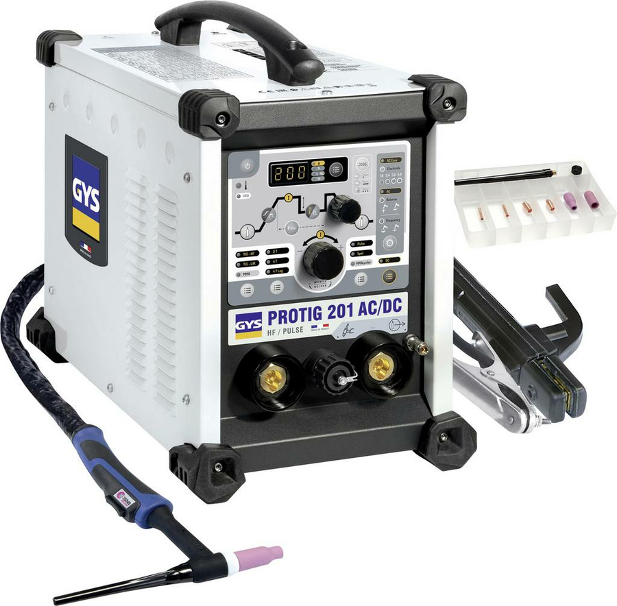 Gys Protig 201 Ac/Dc Hf Fv Wig Schweißgerät Inverter 10   160 A Siehe Text/Foto B-Ware - 3154020063945