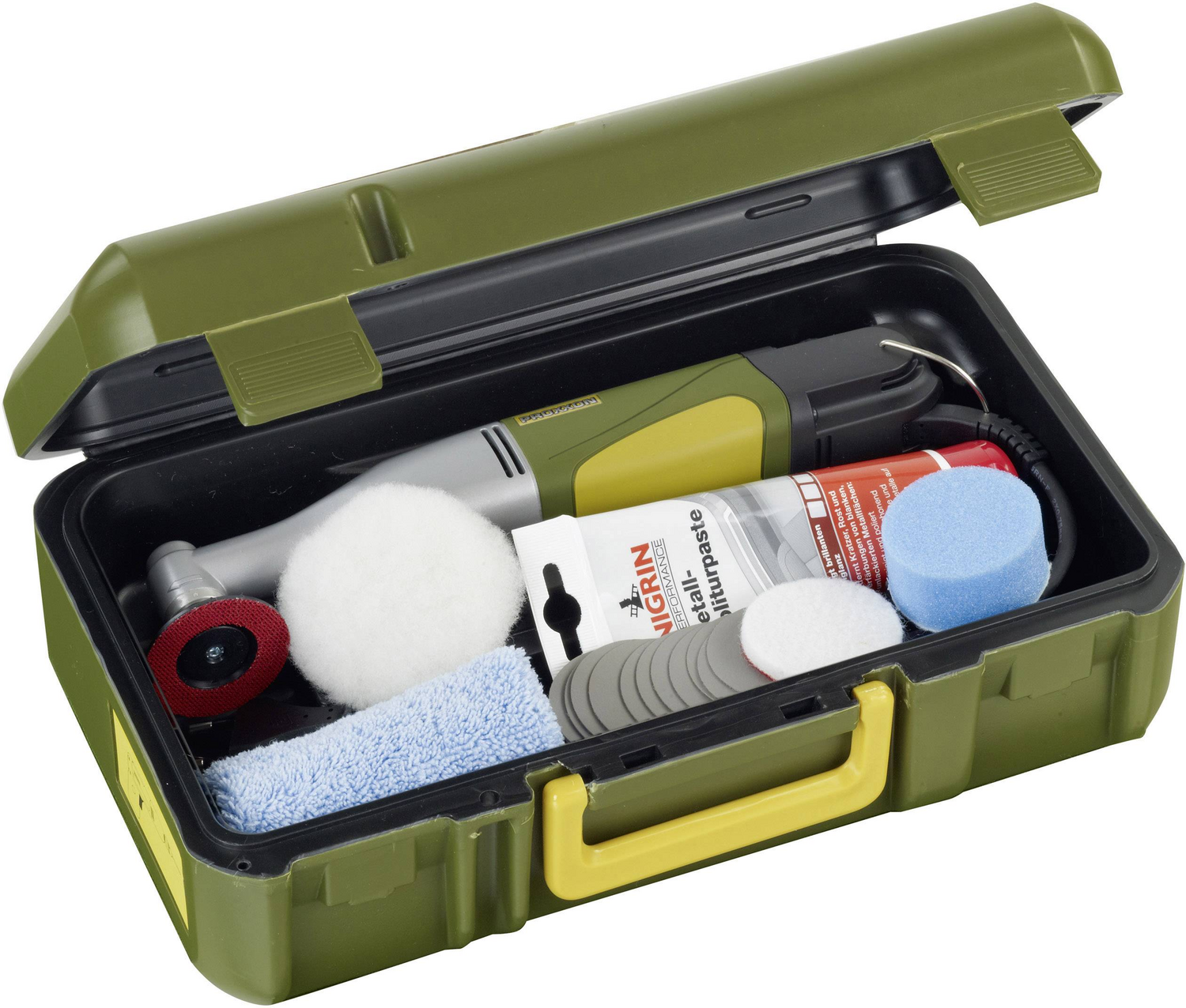 B-Ware Proxxon Micromot Winkelpolierer Polierer Polieren Inkl. Zubehör 100 W Wp/E Winkel - 4006274286603