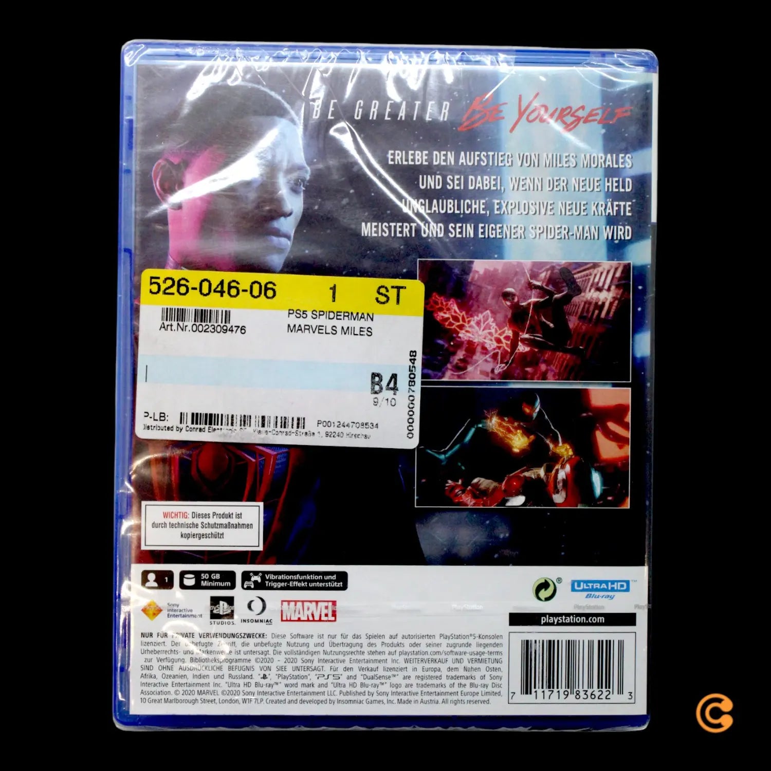 B-Ware Spider Man Marvels Miles Morales Spiel Game Ps5 Usk 12 Siehe Text/Foto - 711719836223