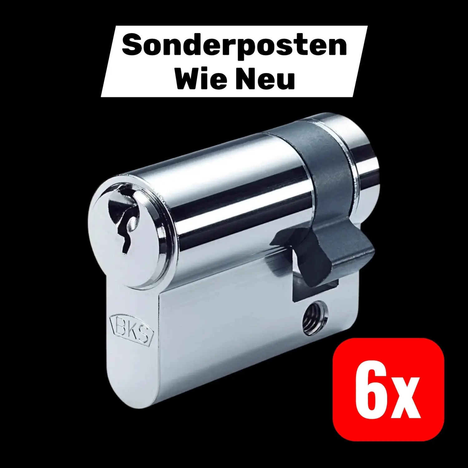 B-Ware Bks Profil Halbzylinder Servicezylinder Zylinder Bl10/31 Messing 6 Stück - 4015540111198