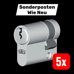B-Ware Bks Halbzylinder Servicezylinder Profilzylinder 35 10 Mm Eigenmontage 5 Stück