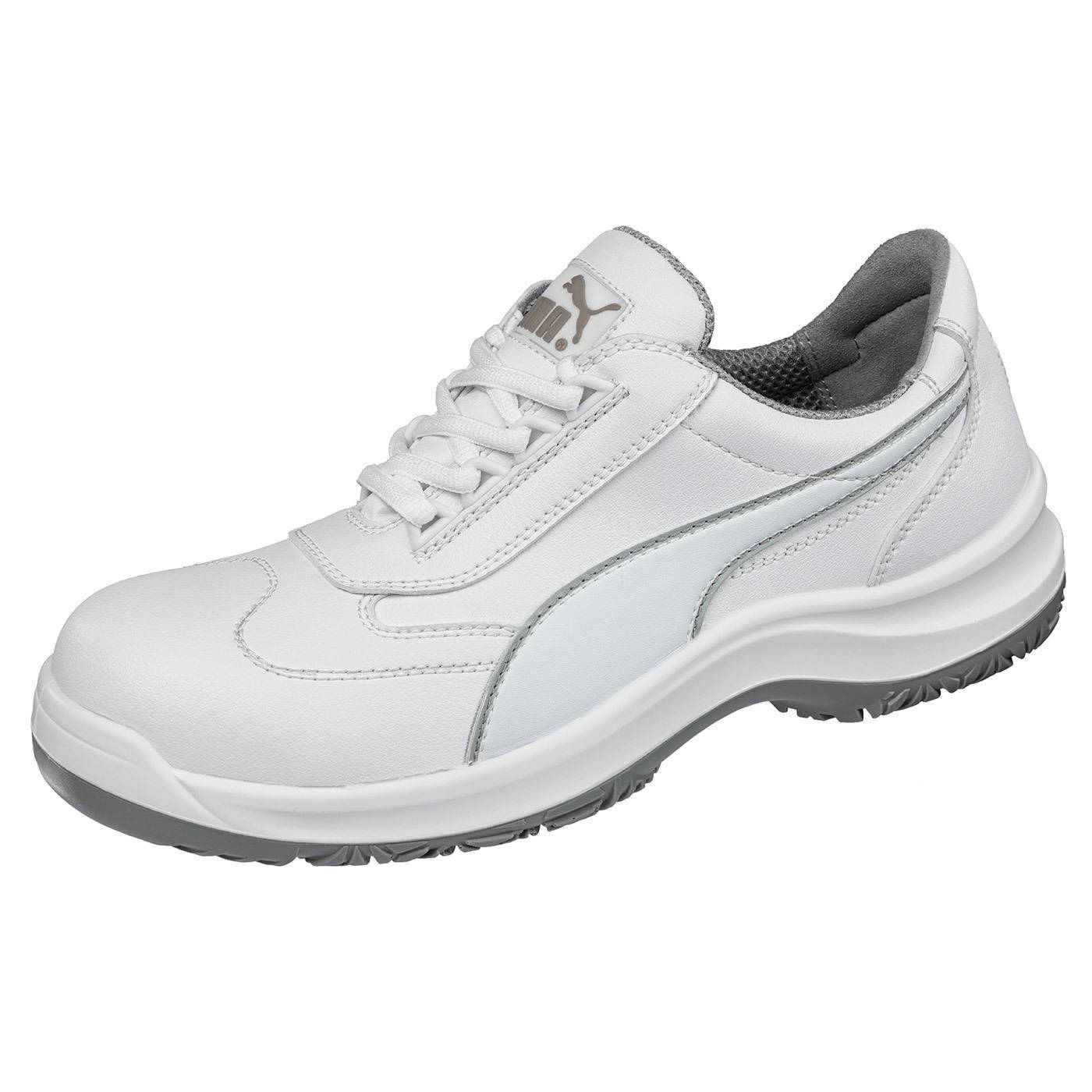 B-Ware Puma Sicherheitsschuh Halbschuh Schuh Clarity Low S2 Schutzkappe Größe 43 Weiß