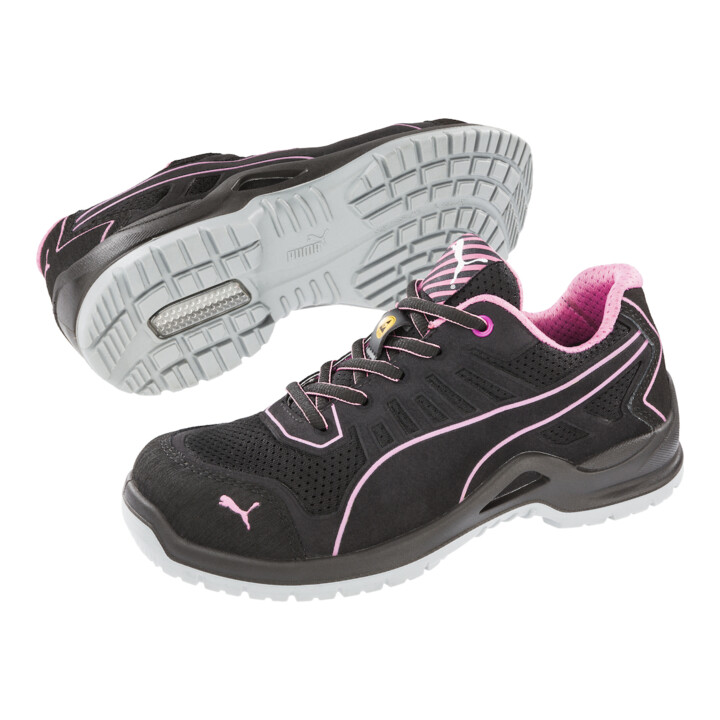 Puma Damensicherheitsschuh Arbeitsschuh Schuhe Fuse Tc Pink Wns Low Gr40 Schwarz B-Ware - 4051428056533