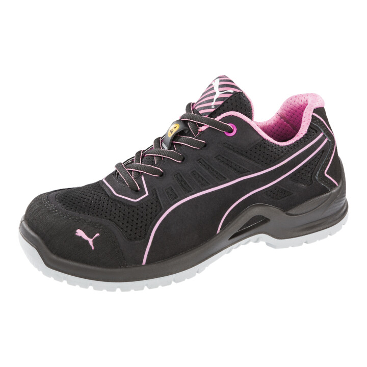 Puma Damensicherheitsschuh Arbeitsschuh Schuhe Fuse Tc Pink Wns Low Gr40 Schwarz B-Ware - 4051428056533