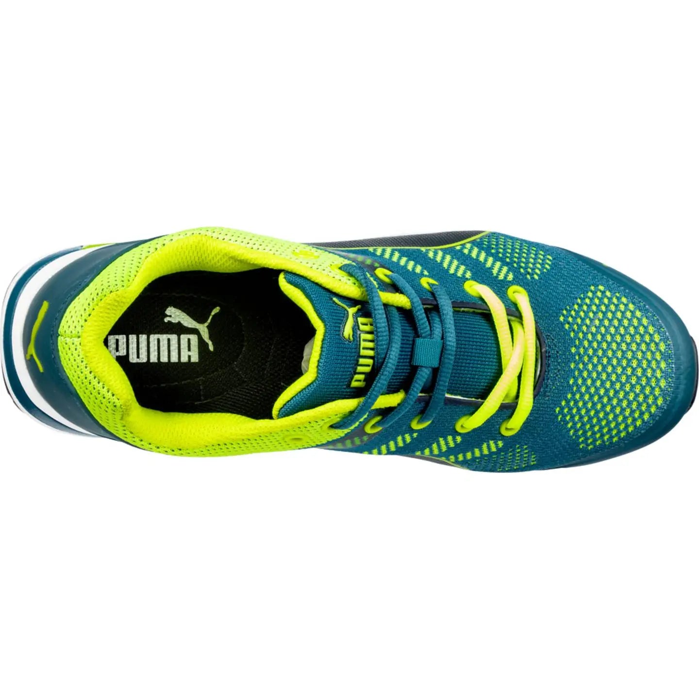B-Ware Puma Sicherheitsschuh Arbeitsschuh Herren Elevate Knit Schuhgröße 45 Blau Grün - 4051428068154