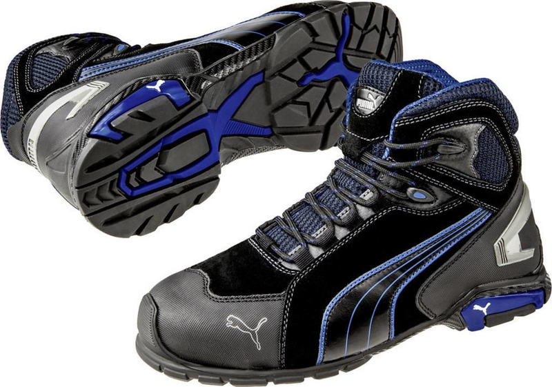 B-Ware Puma Safety Rio Black Mid 632250 42 Sicherheitsstiefel S3 Größe 42 Schwarz Blau - 4051428045766