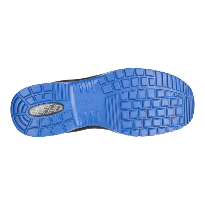 Puma Sicherheitsschuh Arbeitsschuh S3 Nubukleder Schwarz Blau Größe 42 Herren B-Ware - 4051428057356