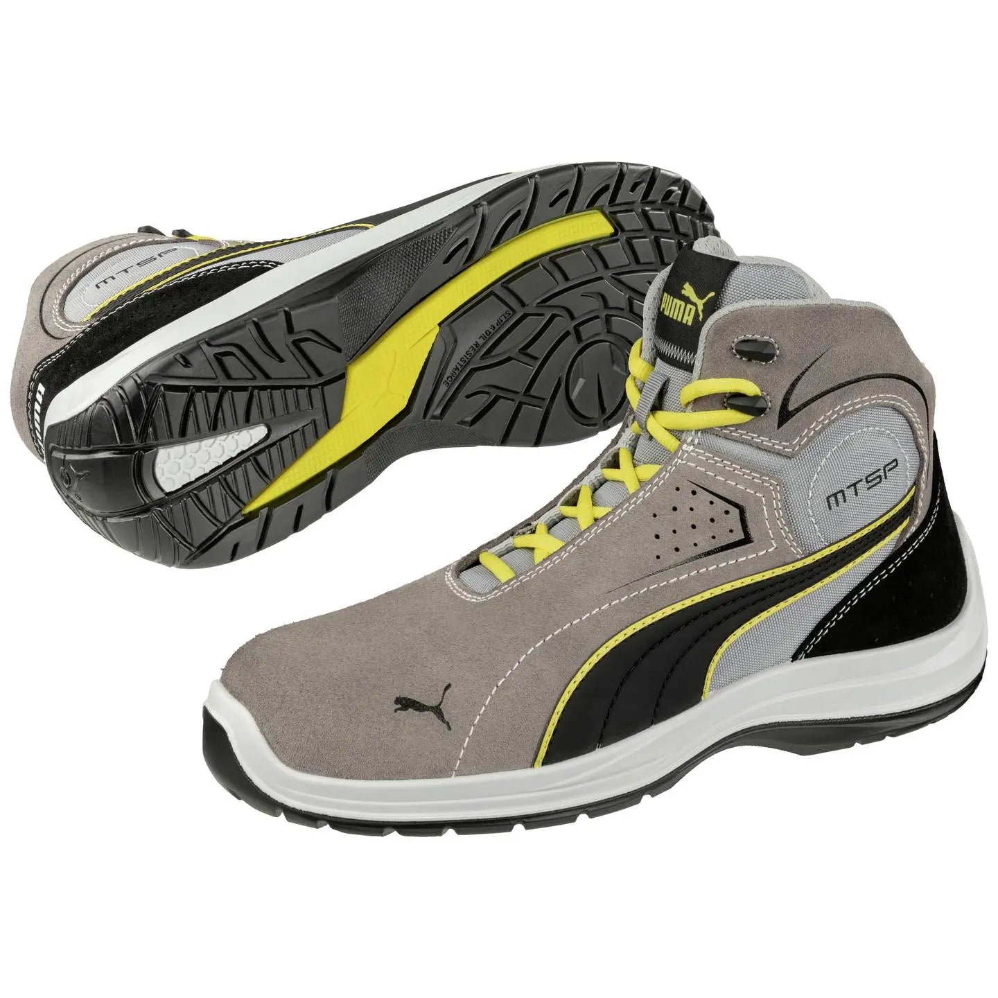 B-Ware Puma Sicherheitsschuh Arbeitsschuh Touring Stone Mid S3 Schuh Grau Größe 38 - 4051428097024